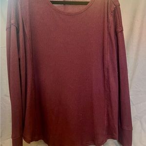 Knox Rose Burgundy Tunic Top